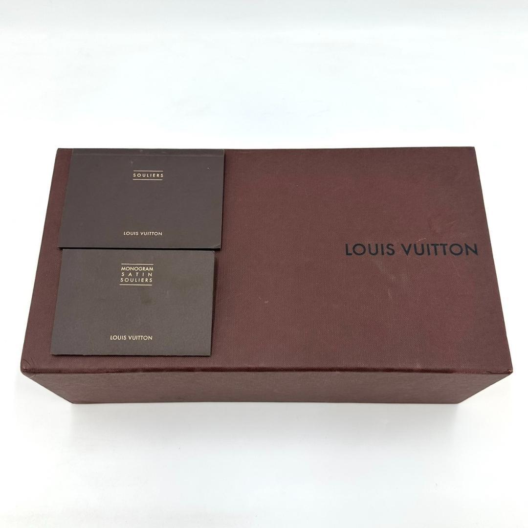 LOUIS VUITTON ミュール サンダル モノグラム LVロゴ ブラック