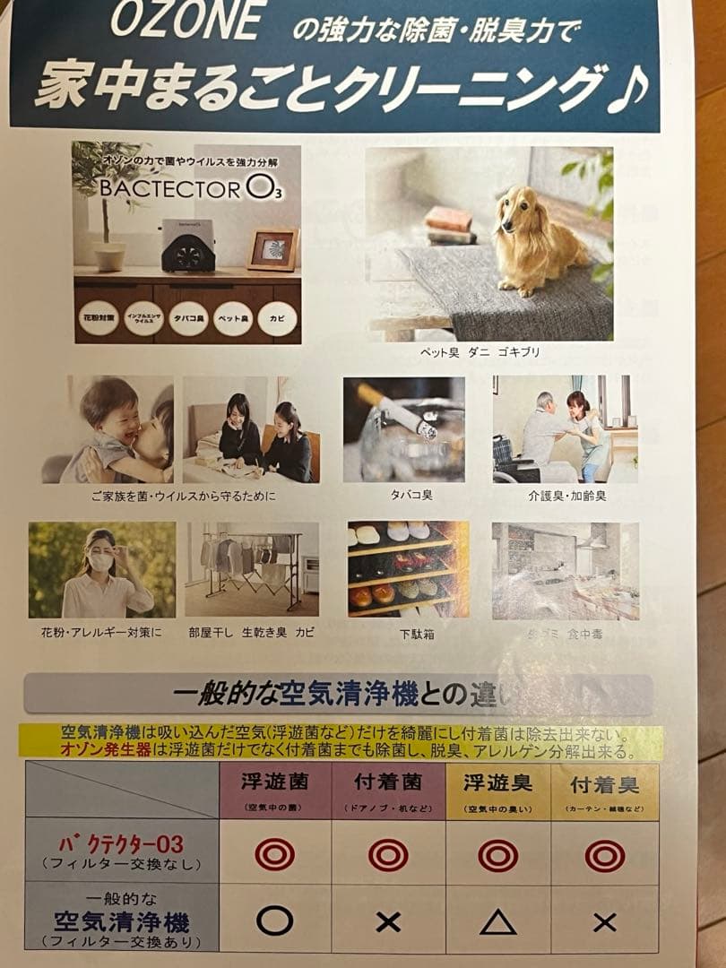 【ぼたん】バクテクターO3 新品未使用