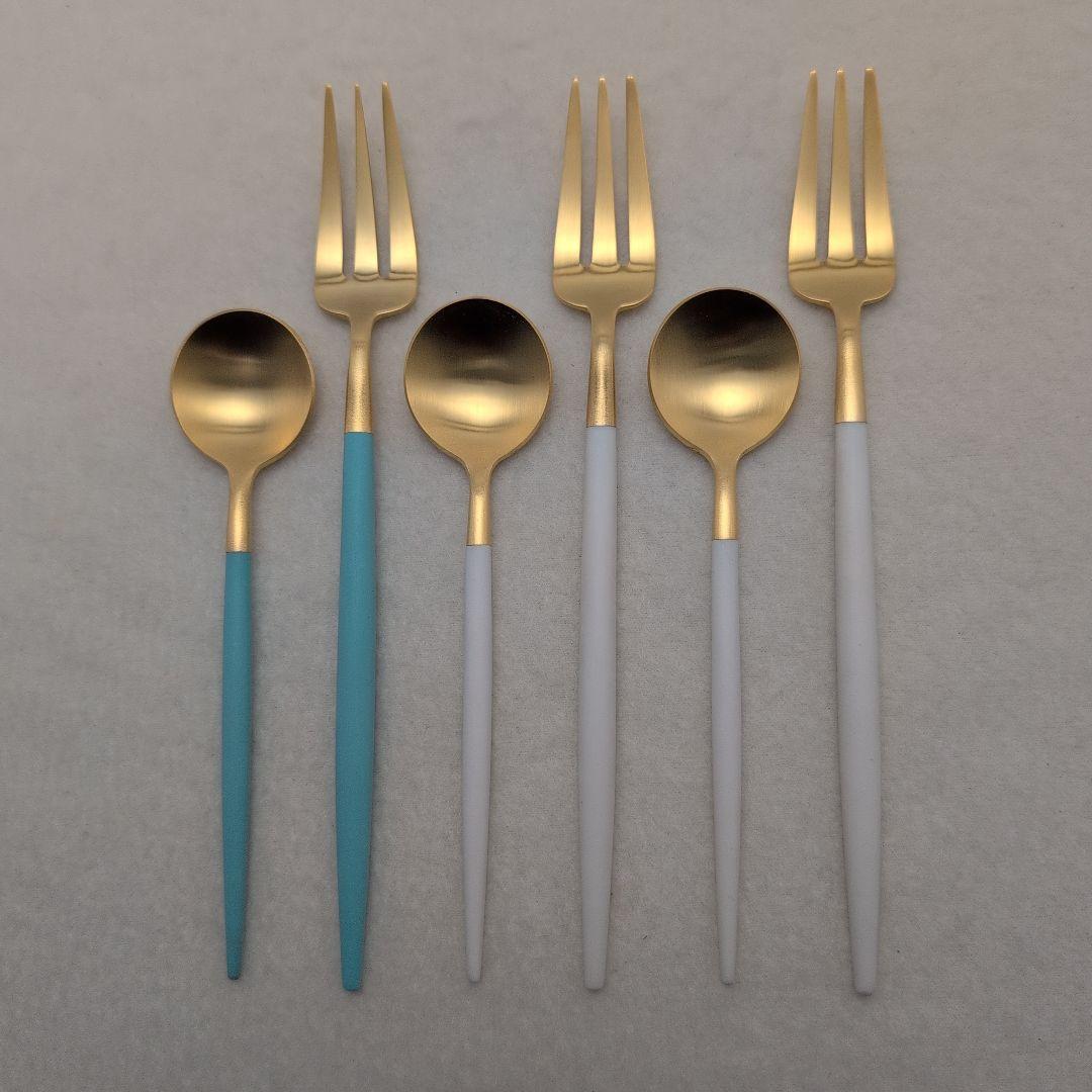 　GOA　ターコイズ＆ゴールド　シルバー＆ゴールド　計６本