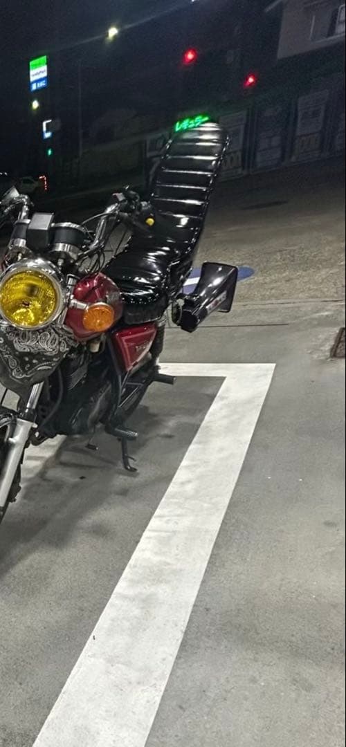 GN125 黒エナ 50cm　３段シート　/③ブラック GN125H ２H