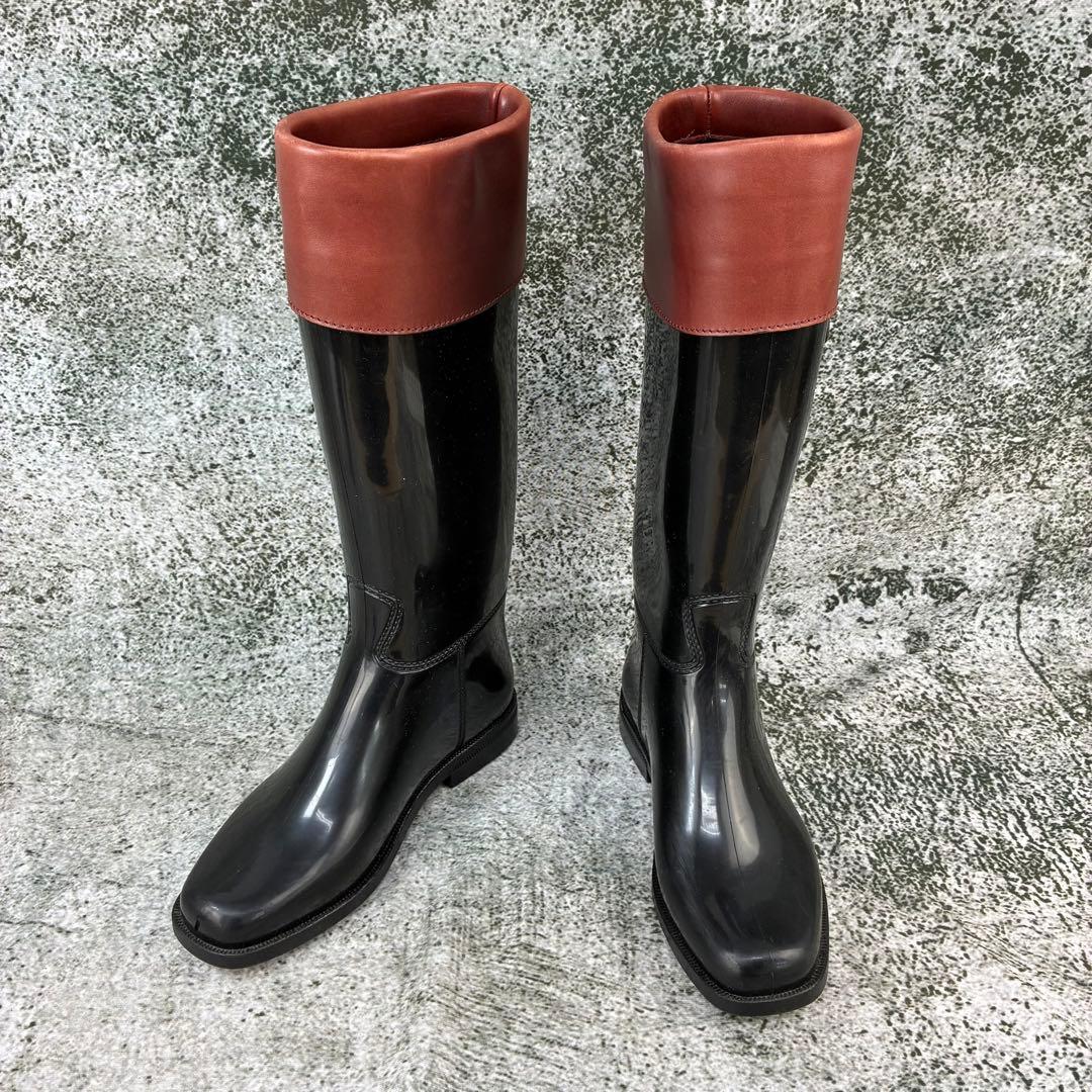 セリーヌ レインブーツ ブラック