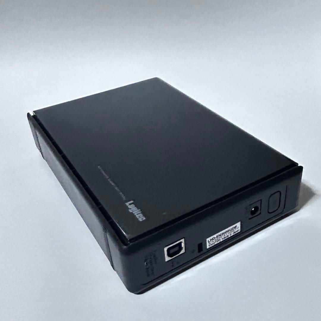 ロジテック製の外付けハードディスク「LHD-EN2000U2W」日本製