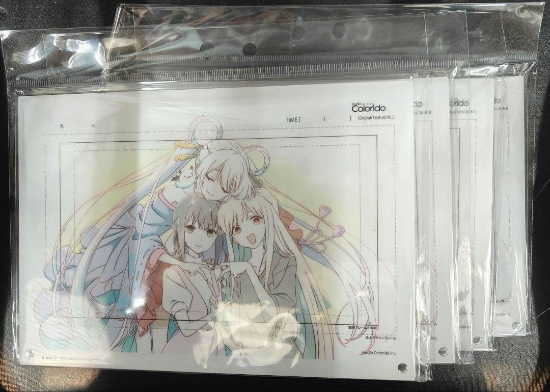 ダックス 超かぐや姫！ ラフ原画　アクリルパネル