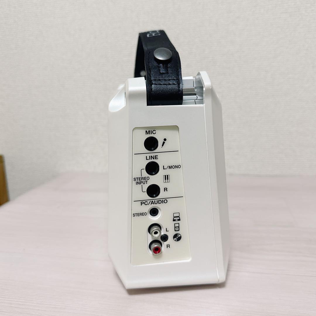 2346【極美】Roland Mobile BA ホワイト ポータブルスピーカー