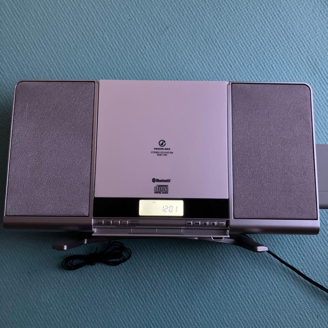 ステレオCDシステムSOUNDLOCK SBD-170 Bluetooth