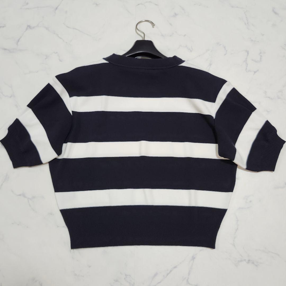 極美品☆フォクシー　ニットトップ　ジェンヌ　ボーダー　半袖　38　完売品