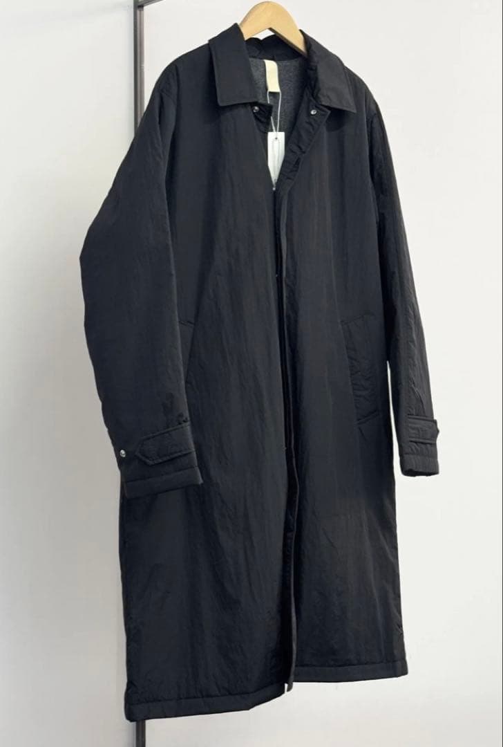 b*b様 Sunflower Relaxed Nylon Coat - Blac