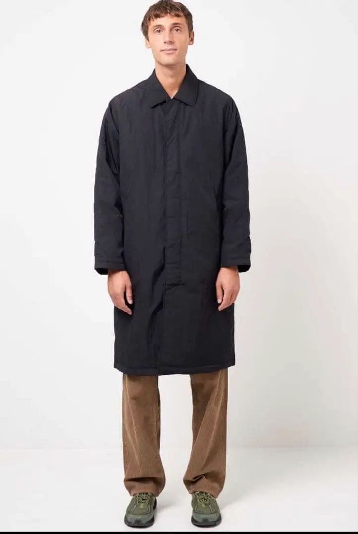 b*b様 Sunflower Relaxed Nylon Coat - Blac