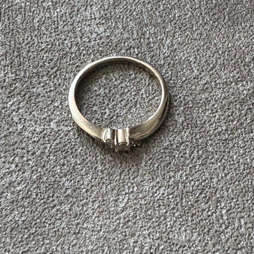 ダイヤモンド　リング　指輪　ジュエリー　9号　pt950 0.1ct