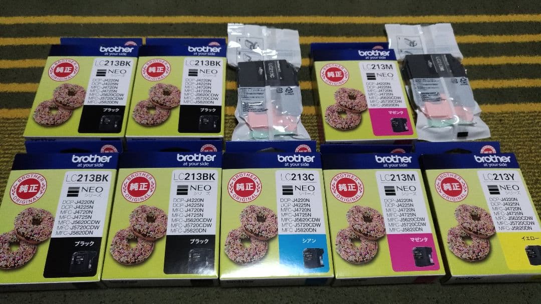 純正 新品未開封 LC213BK C M Y 10個セット