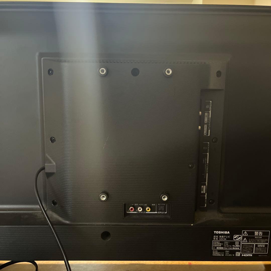 【美品】TOSHIBA REGZA 32V34（32インチ）2021年製