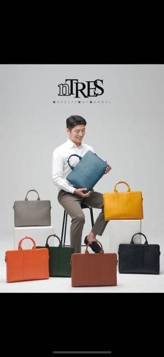 ビジネスレザーバッグ　makuake