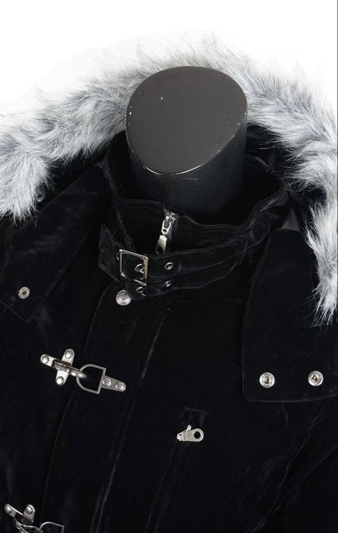 お兄系 y2kファイヤーマン コート ジャケット ベルベット