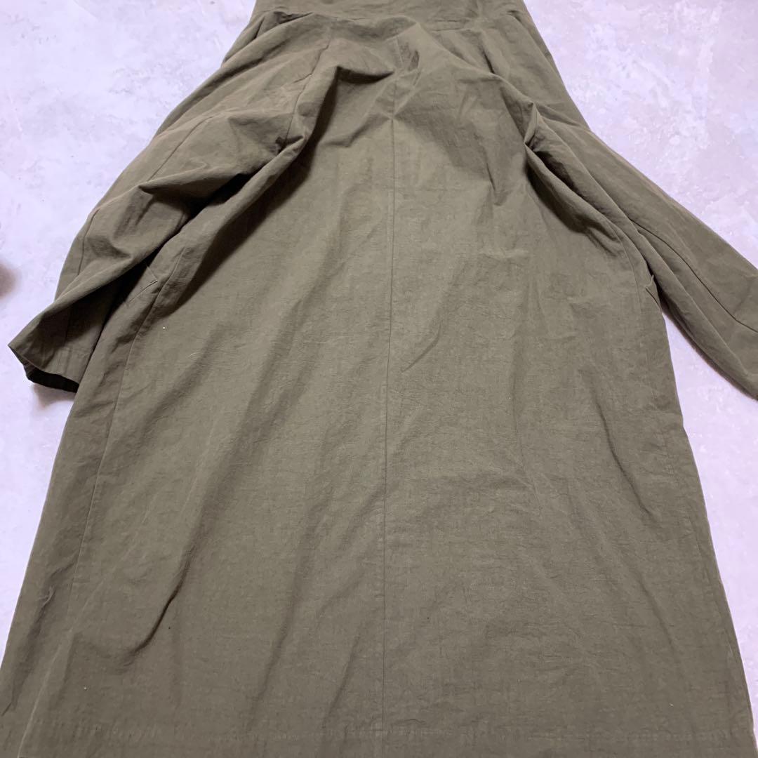 【訳アリ値下げ】HAU coat canvas カーキ　コート　キャンバス　ハウ
