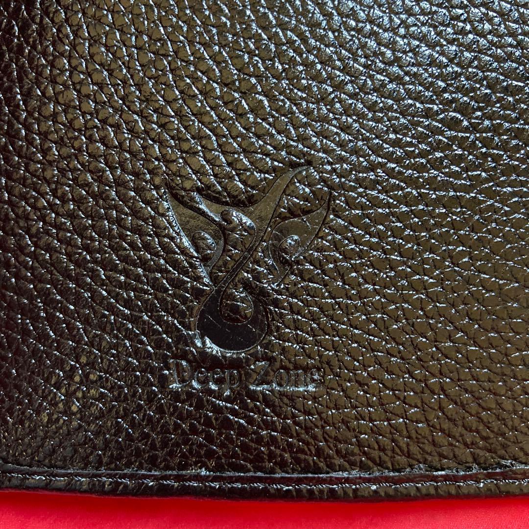 DEEP ZONE 長財布 レザー ブラック ロングウォレット レザーウォレット