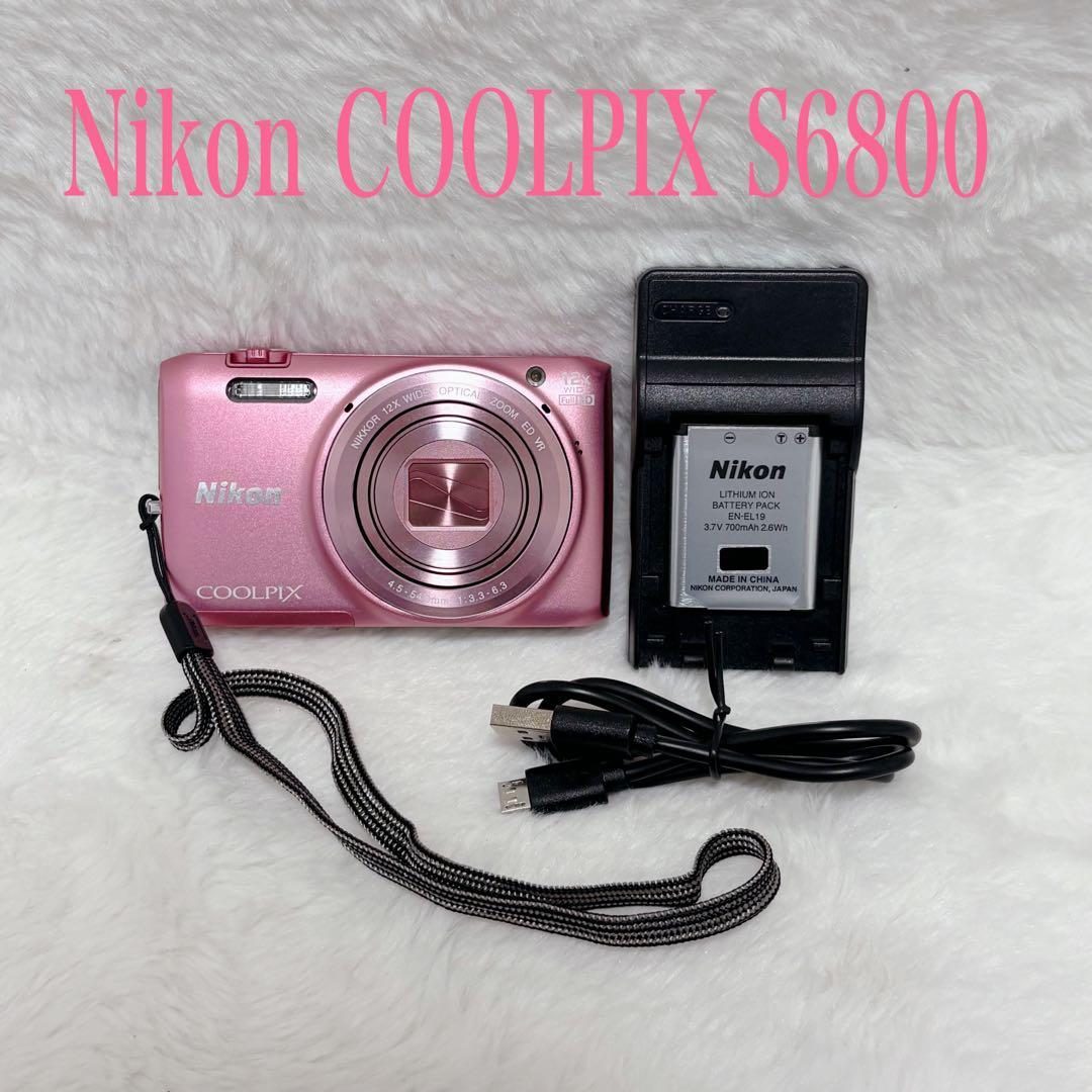 【極美品】Nikon クールピクス COOLPIX S6800 ピンク