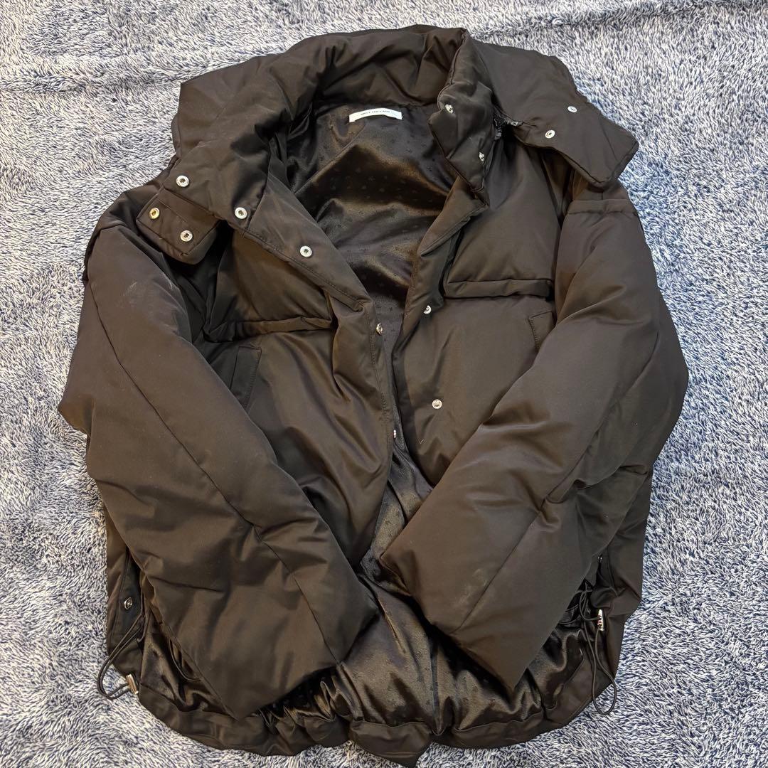 MELT THE LADY ボックスボリュームダウン ブラック　ジャケット