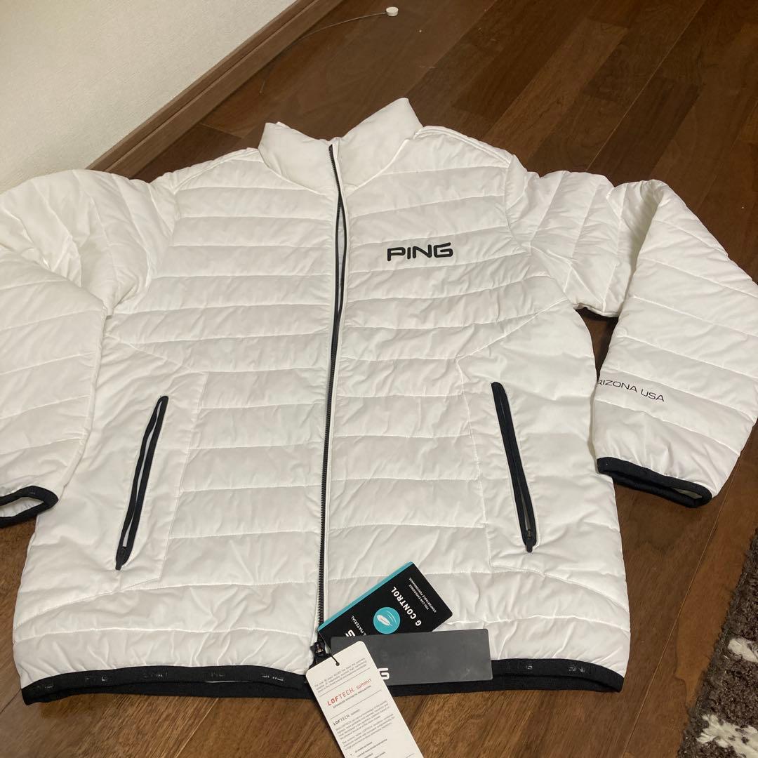 PING メンズ　ダウンジャケット L ホワイト