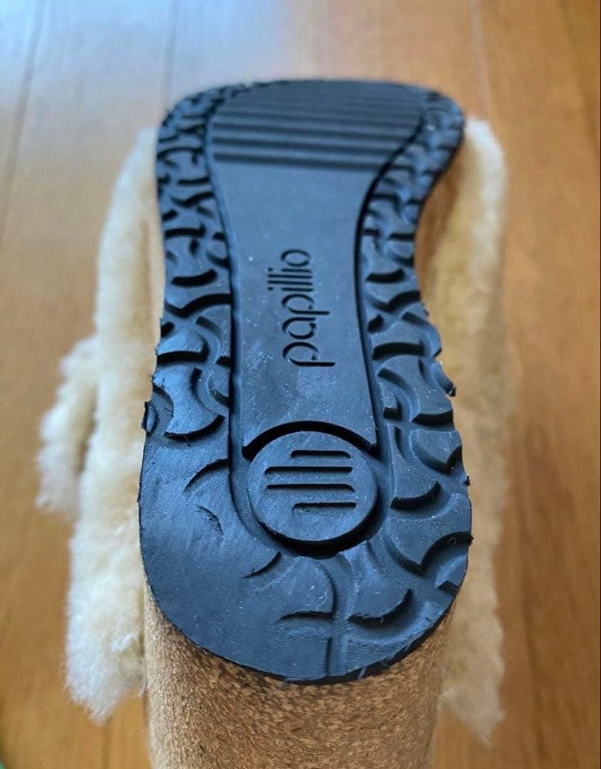 ★BIRKENSTOCK【パピリオ】36ファニー テディエッグシェル　美品