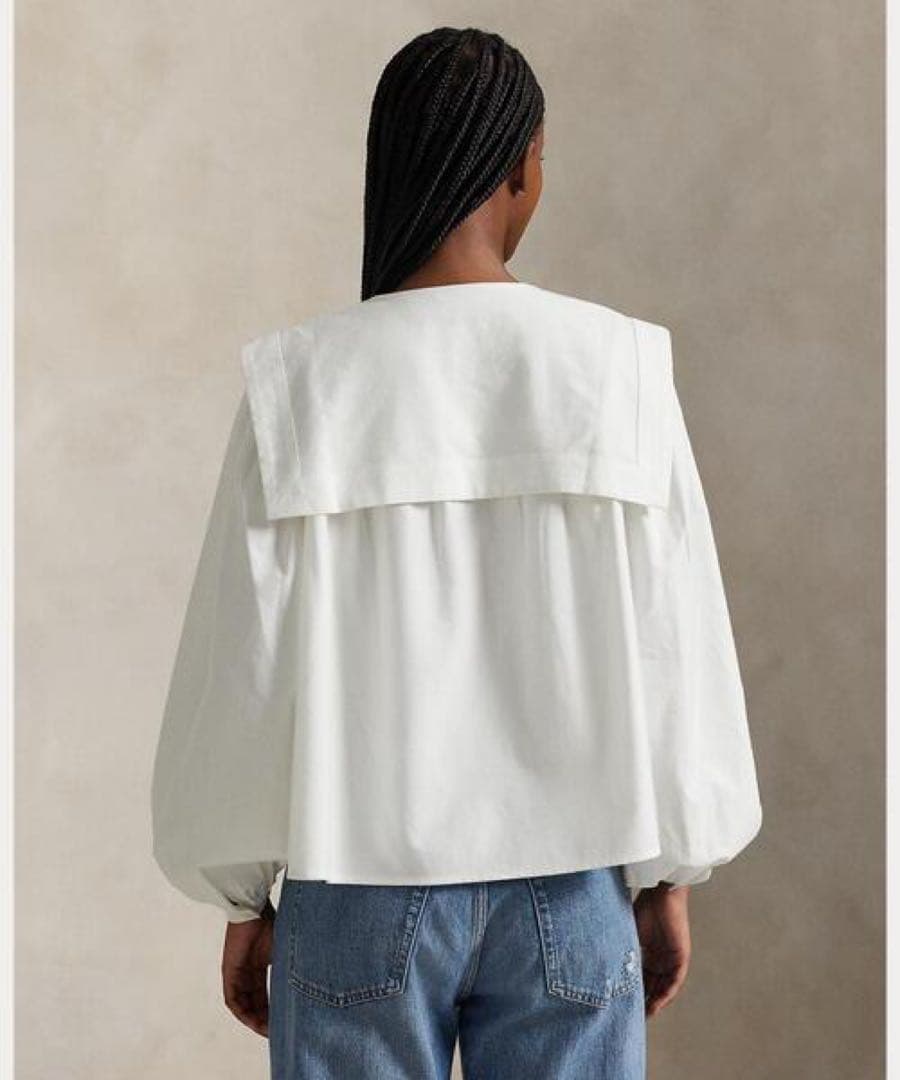 ポロ　ラルフローレン ビブ コットン オックスフォード シャツ