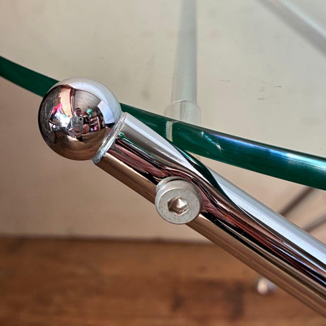 80’s-90’s ポストモダン ガラスセンターテーブル