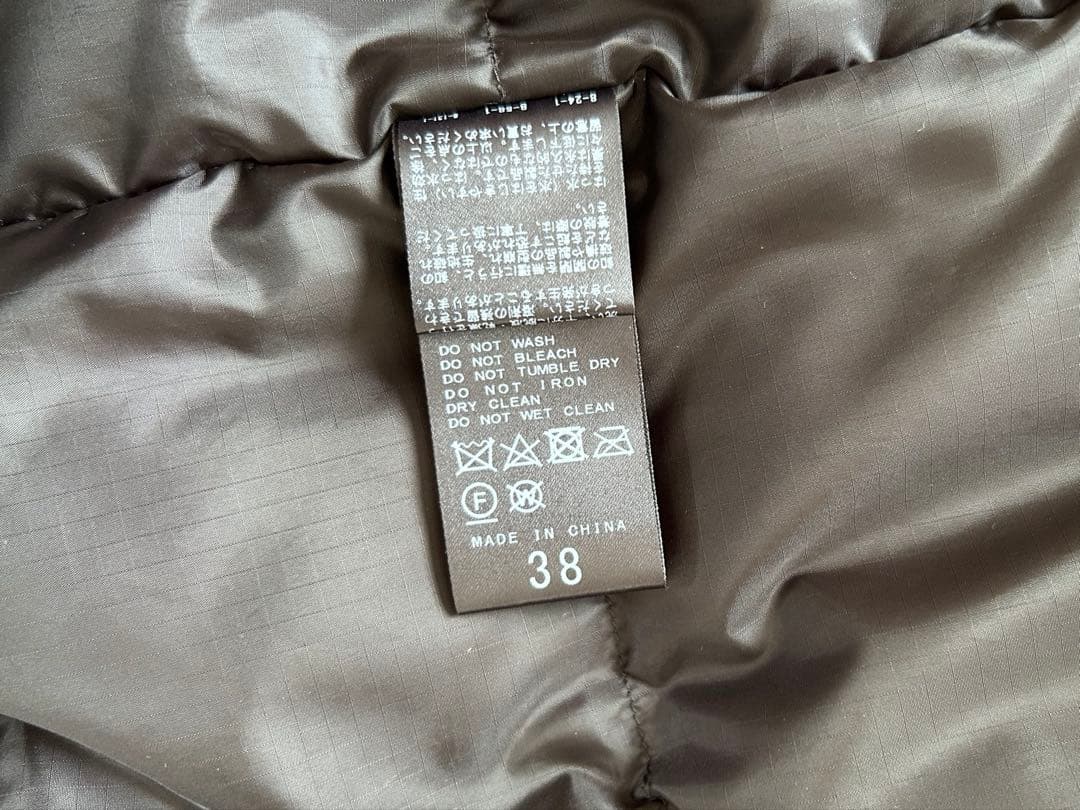 スピック＆スパン 撥水フーデッドダウンコート