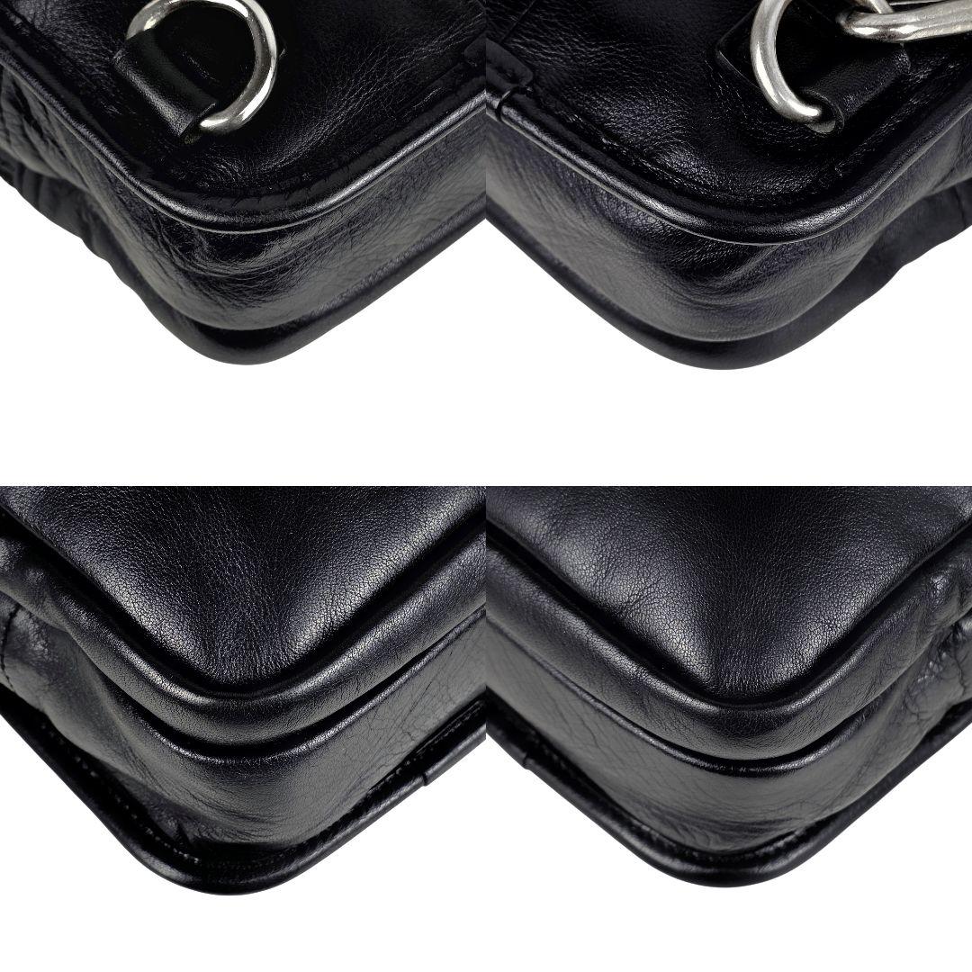 美品 バーバリー ブラックレーベル レザー ボディバッグ ショルダーバッグ