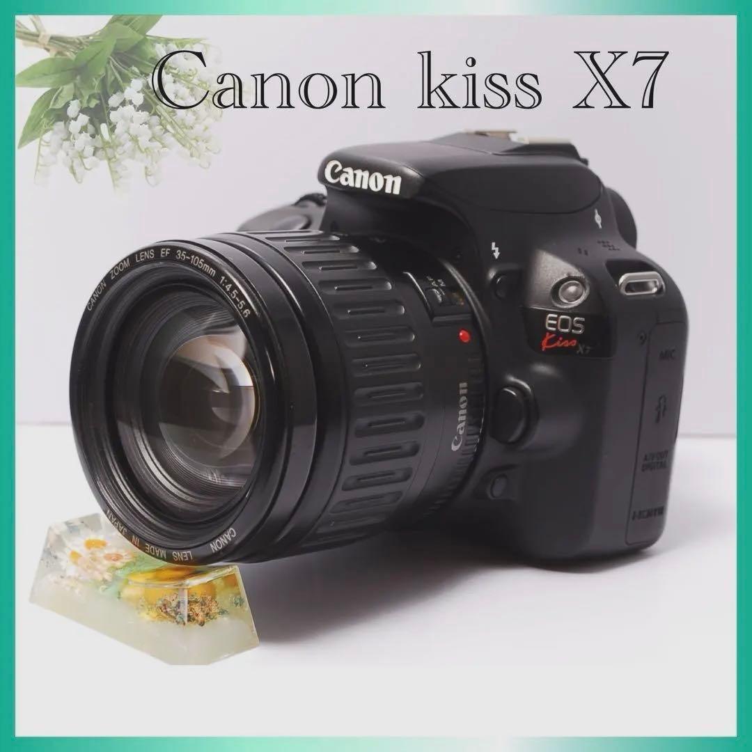 届いたらすぐに使える☘️ Canon Kiss X7 初心者おすすめ　軽量