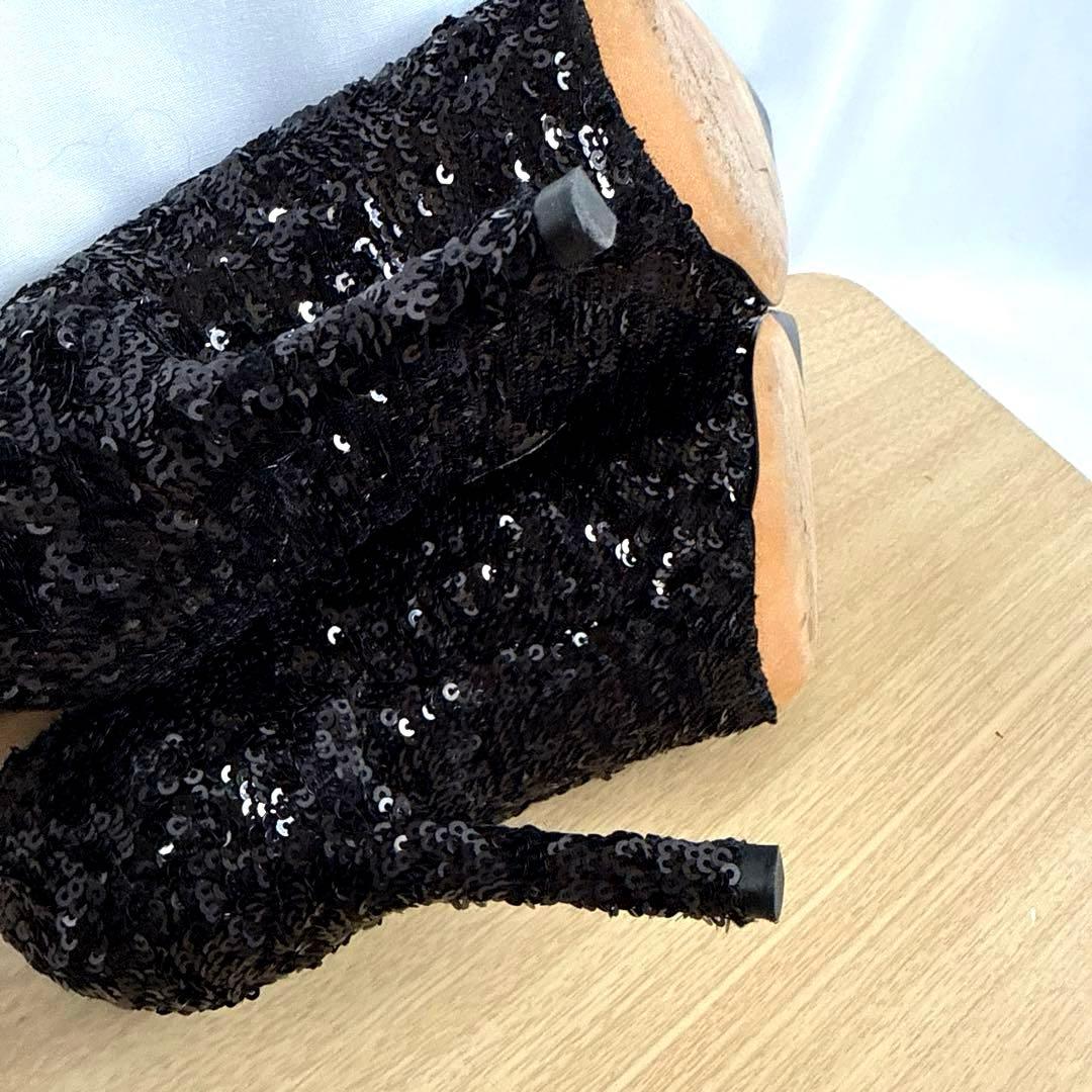 【美品】DOLCE&GABBANA ドルチェ&ガッバーナ　ハイヒールスパンコール