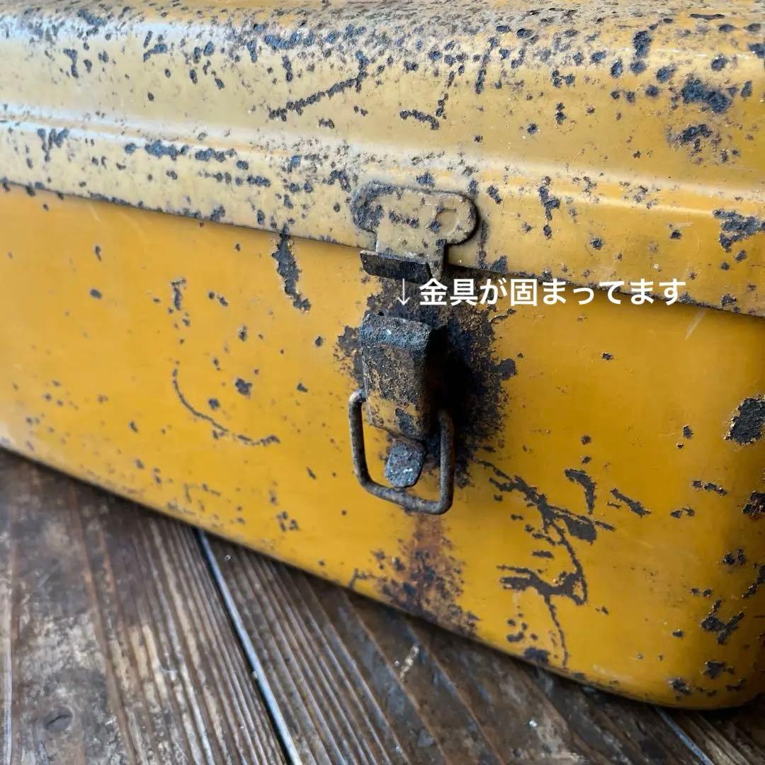 大型ツールボックス　工具箱道具箱スチールサビ