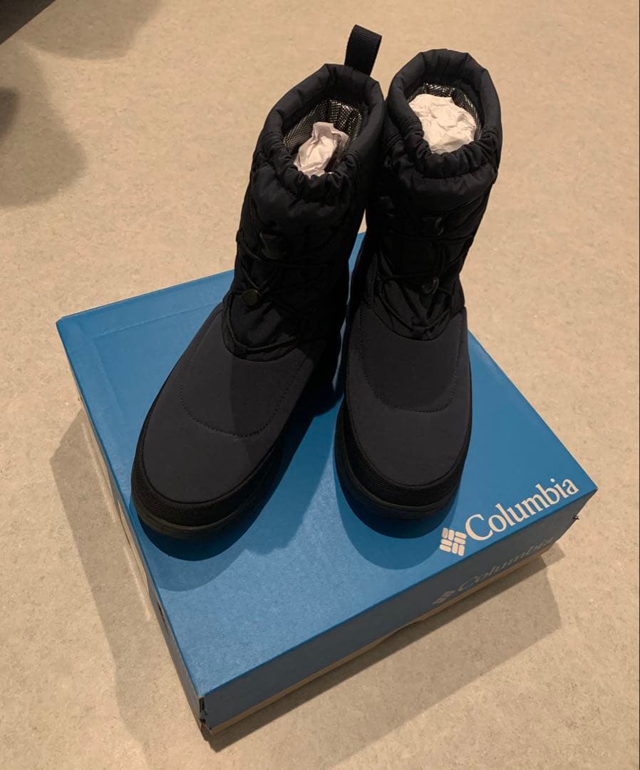 [新品未使用] ダークブルー 25cm columbia スノーブーツ