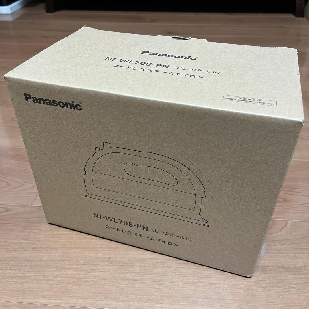 Panasonic NI-WL708-PN コードレススチームアイロン
