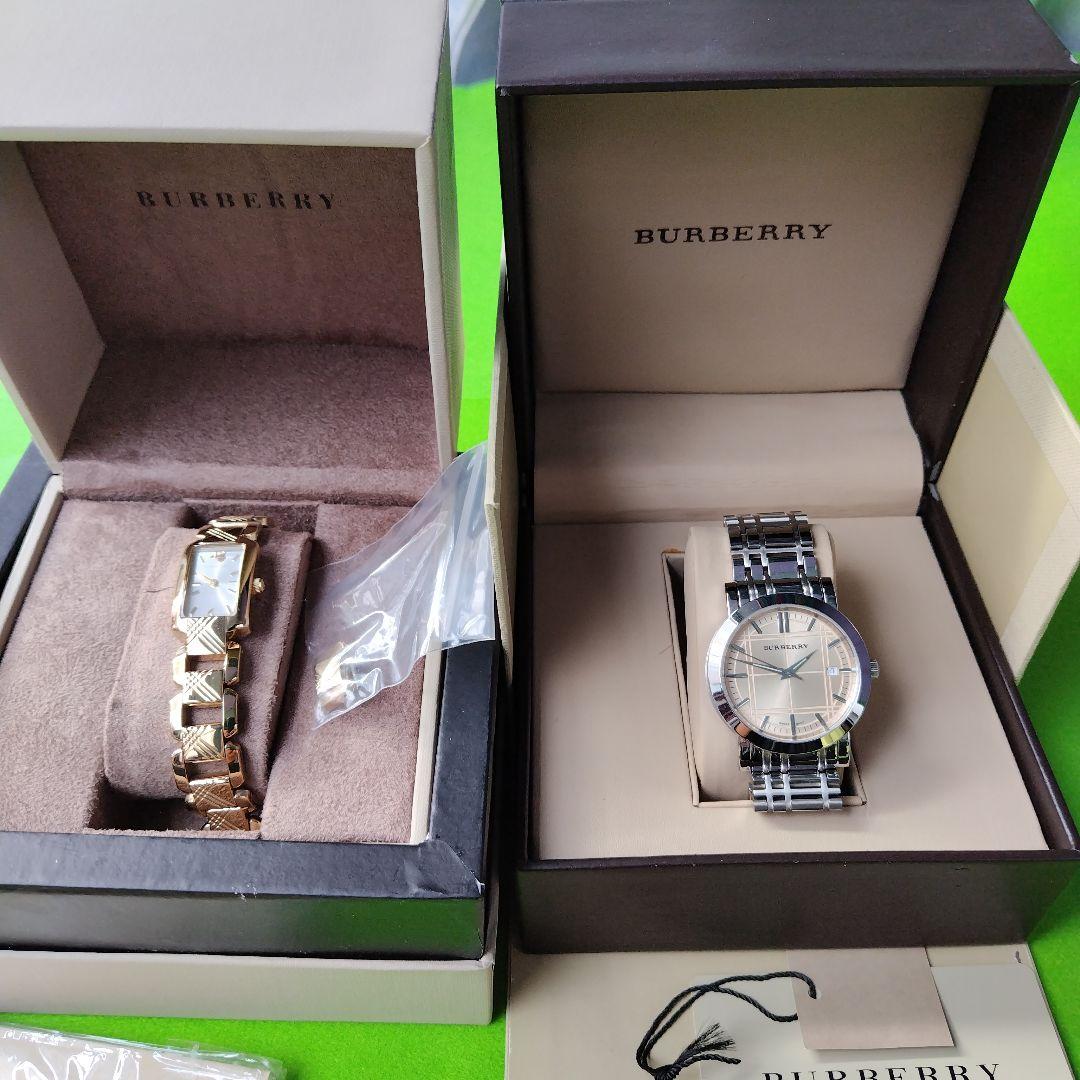BURBERRY 腕時計 シルバー ゴールド 付属品あり