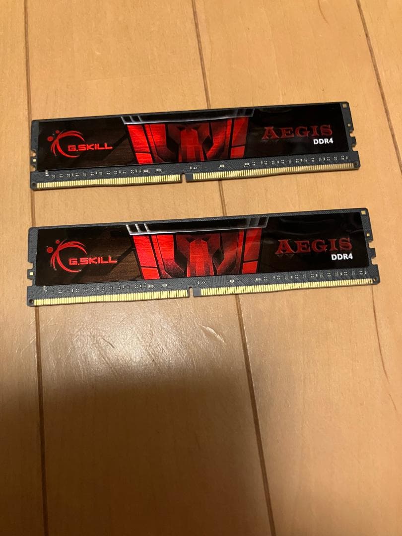G.SKILL AEGIS DDR4 メモリー 2枚セット