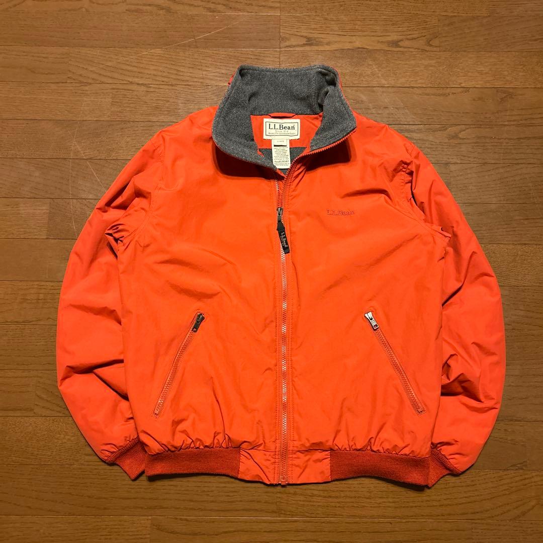 専用‼️90s LL.Bean ナイロンジャケット S REG オレンジ フリース