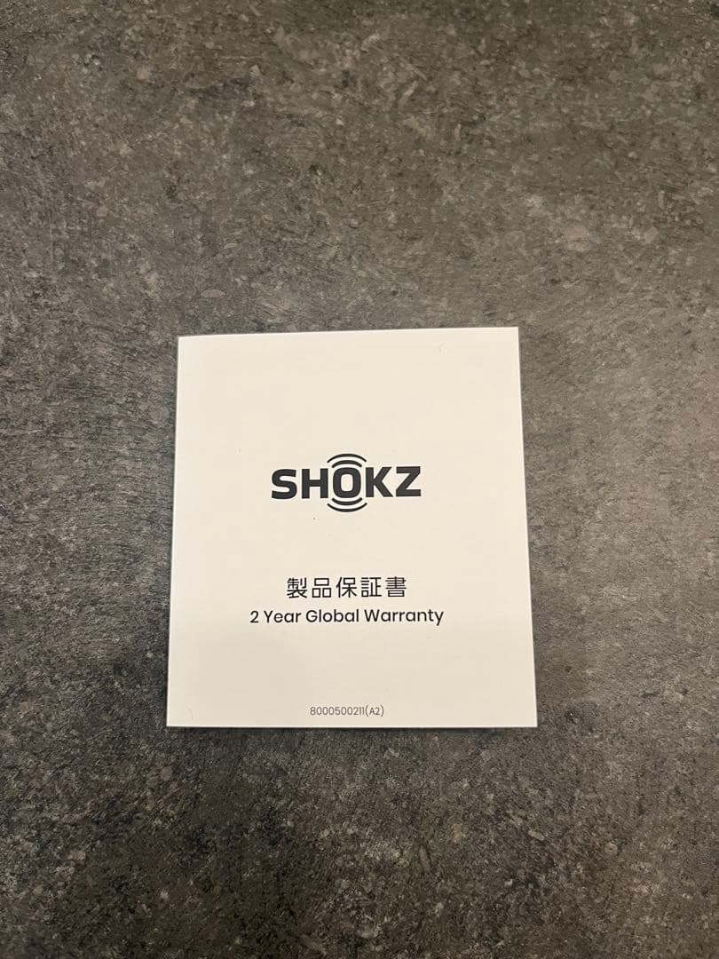 【2回のみ使用】SHOKZ OPENFIT2 ブラック