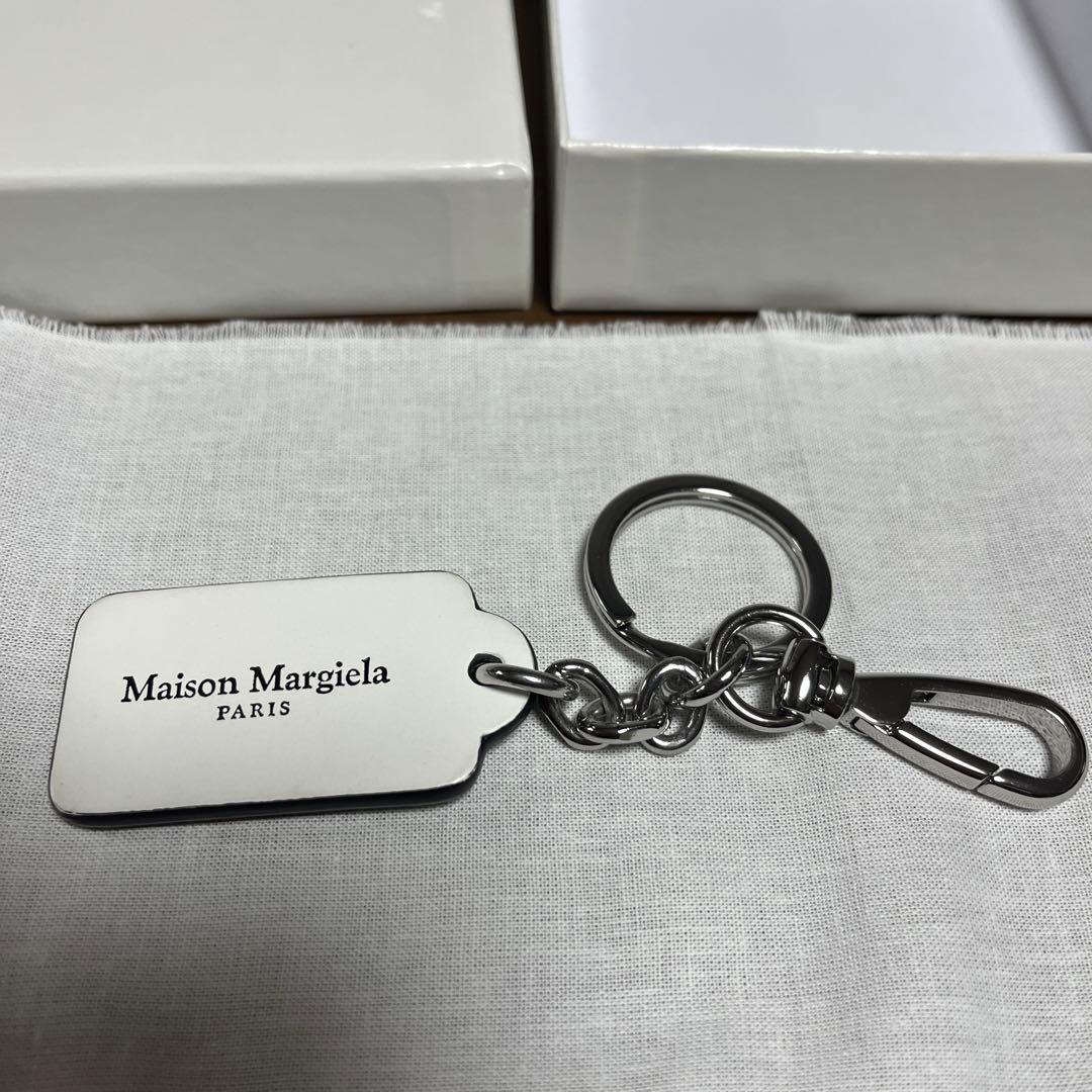 Maison Margiela 4ステッチ レザーキーリング