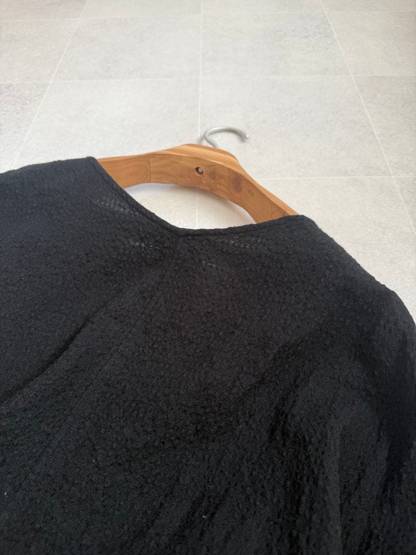 ichi Antiquités イチアンティークス　コットンウールワンピース