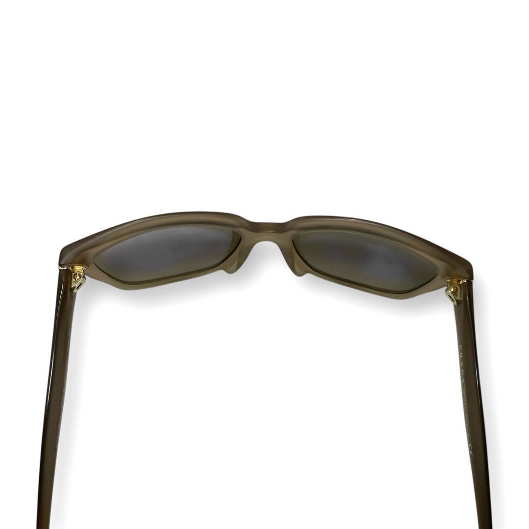 プラダ　PRADA サングラス　ライトブラウン　ユニセックス　サイドロゴ