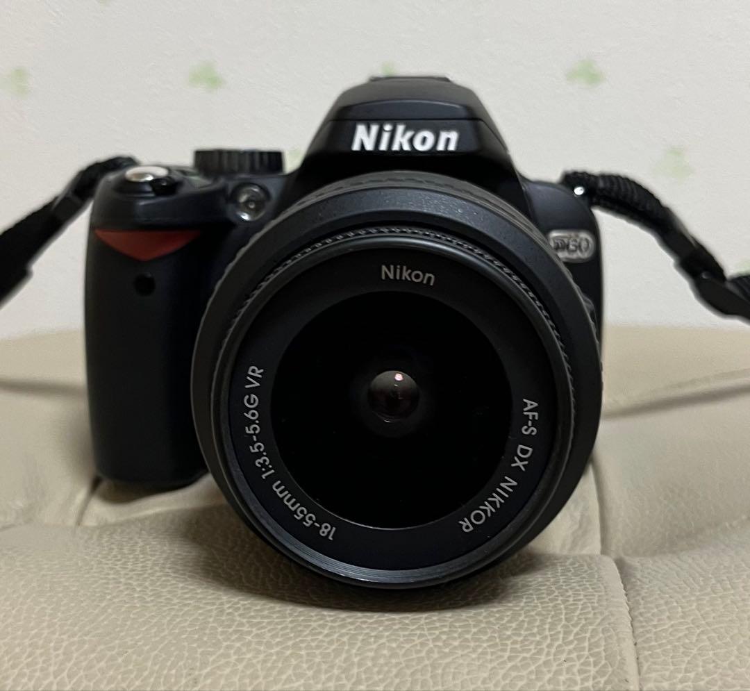 Nikon ニコン デジタル一眼レフカメラ D60 レンズ ストラップ付き