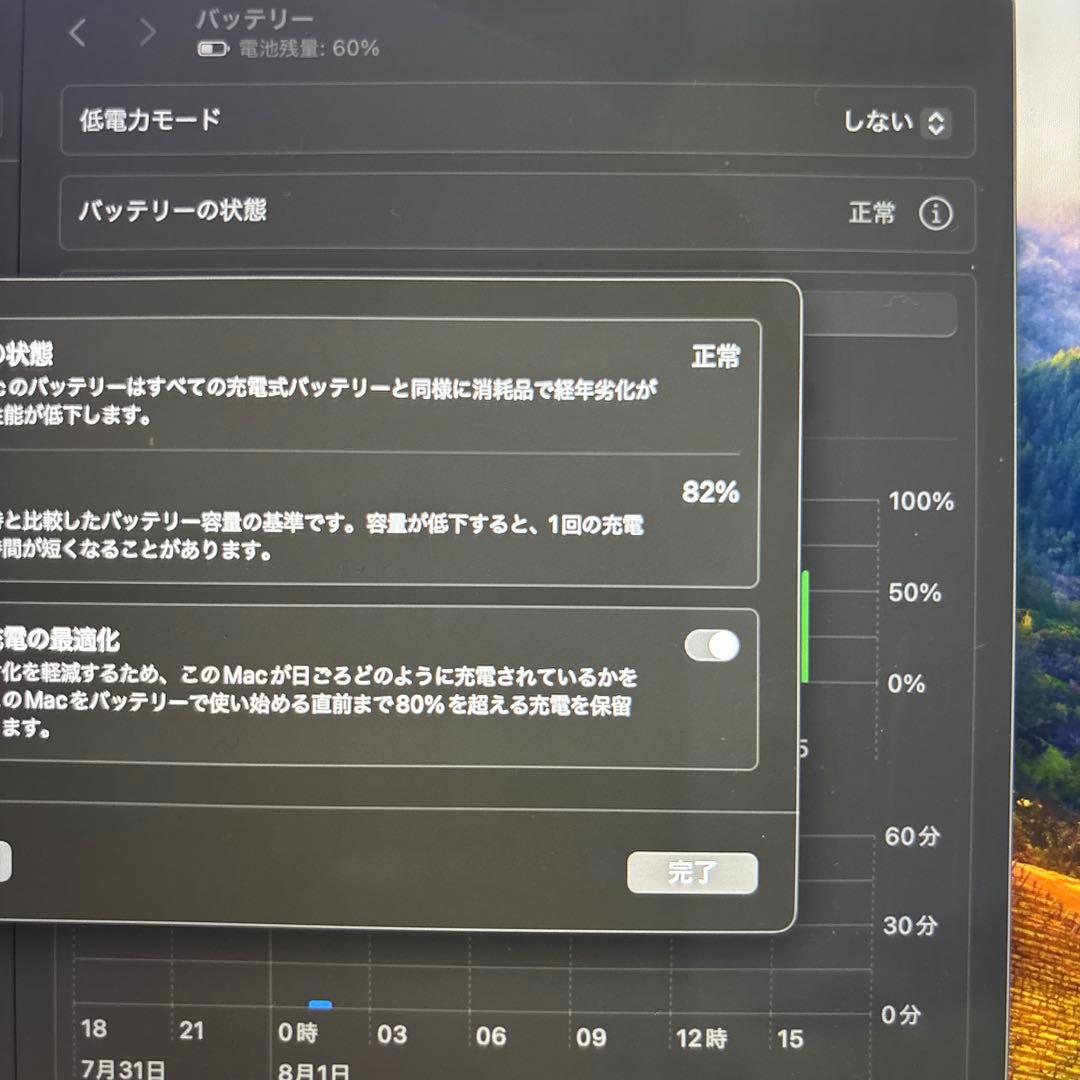 macbook pro M1 2020 16GB／512GB 13インチ
