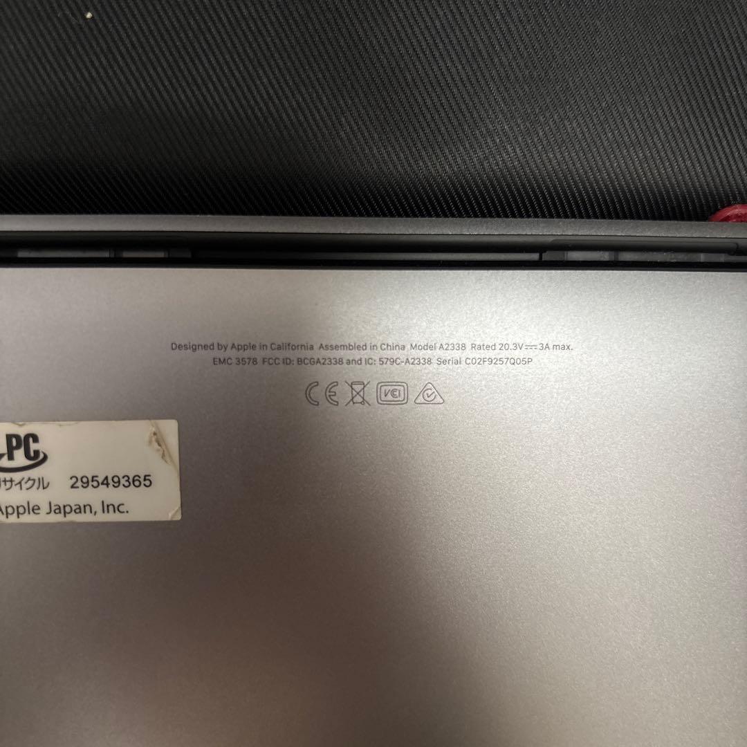 macbook pro M1 2020 16GB／512GB 13インチ