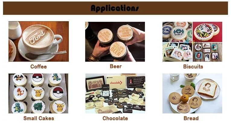 Evebot EB-FT4自動コーヒープリンターwifi付きアートドリンク用