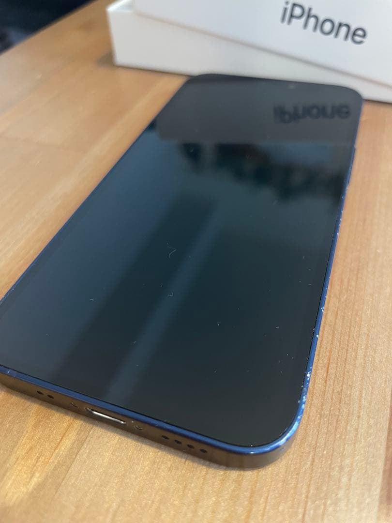 iPhone 12 mini 青色 本体+箱+ケーブル他