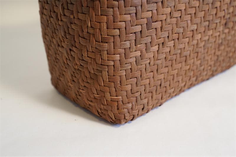 山葡萄　籠　カゴ　かごバック　やまぶどう 細ひご 中布と内ポケット付き