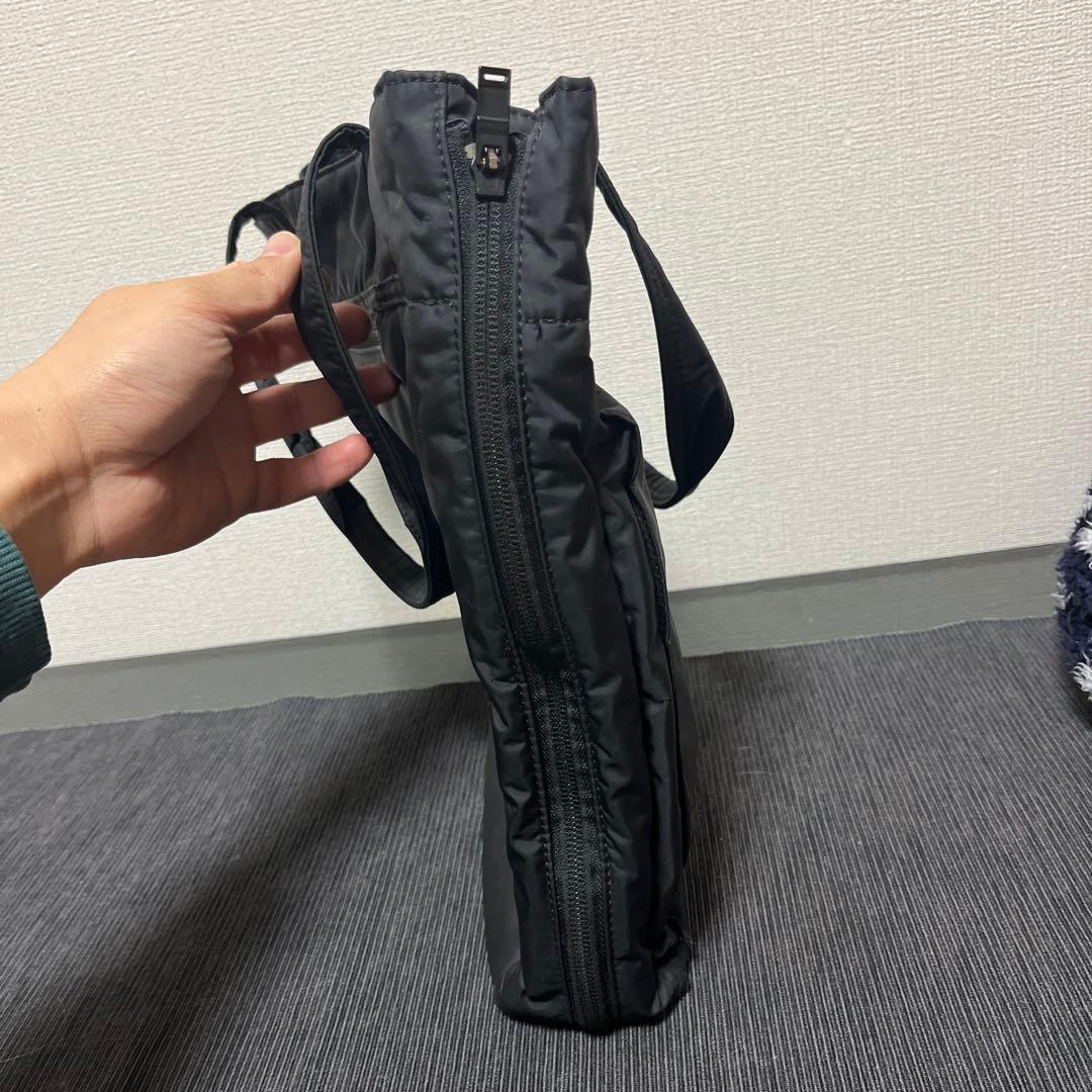 PORTER ナイロントートバッグ ブラック マチ拡張ファスナー付き ポーター