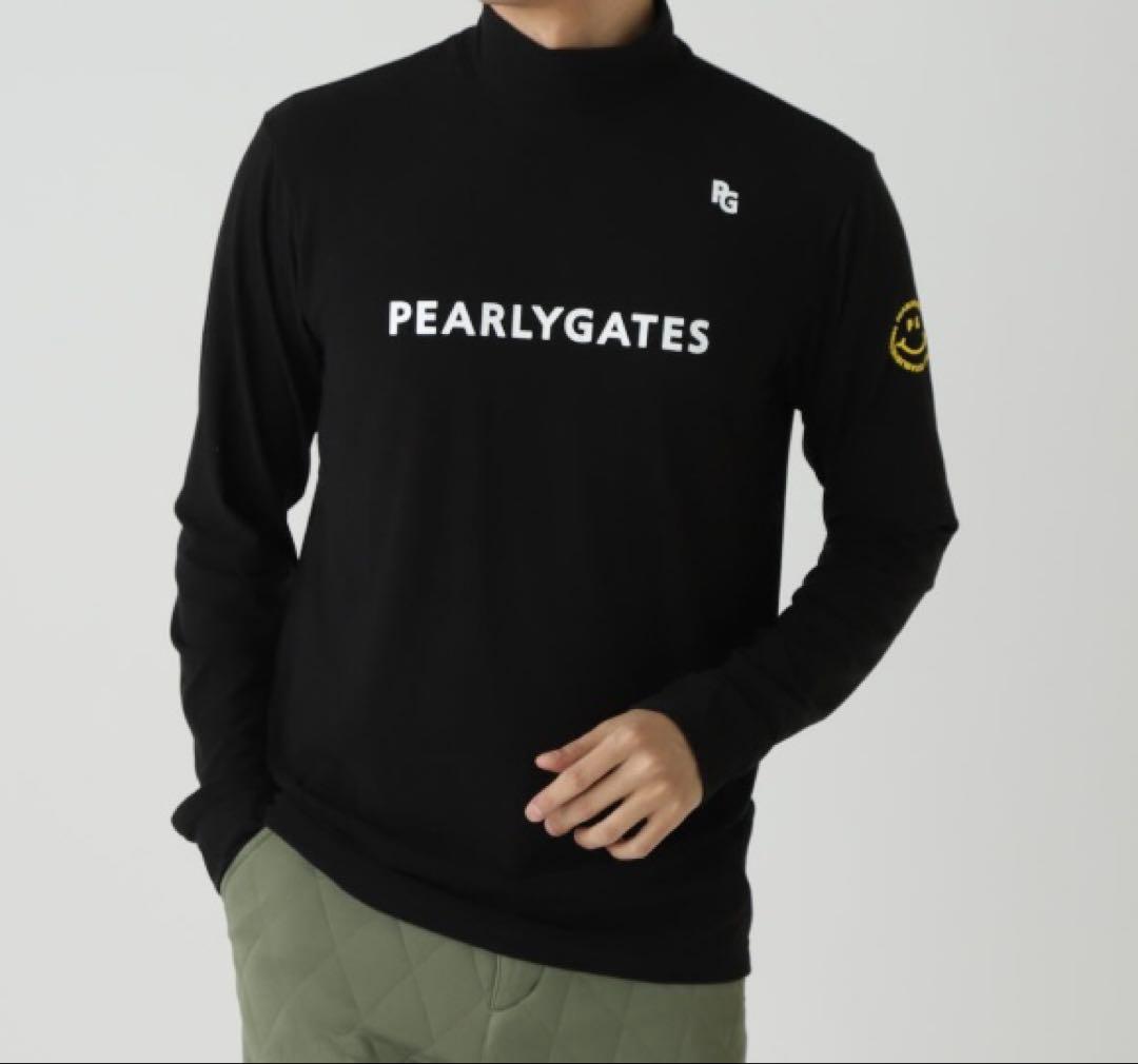 新品 パーリーゲイツ ラグウォームプレミア ハイネックカットソー(7)3L/濃紺