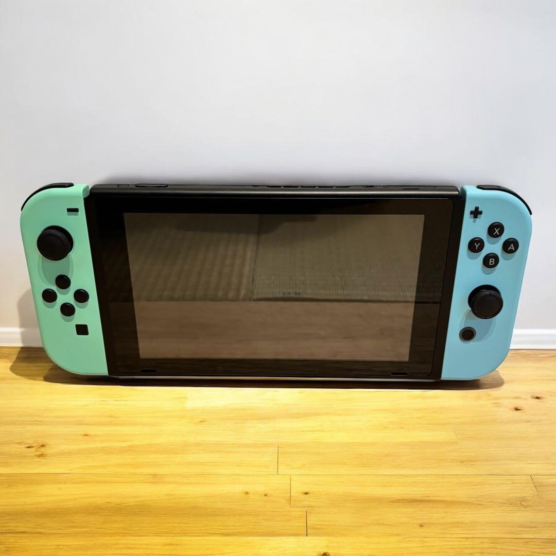 【超美品】あつ森デザイン Switch 本体 初期化済 ニンテンドースイッチ