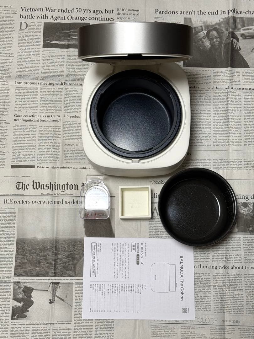 未使用品 BALMUDA The Gohan K08A バルミューダ