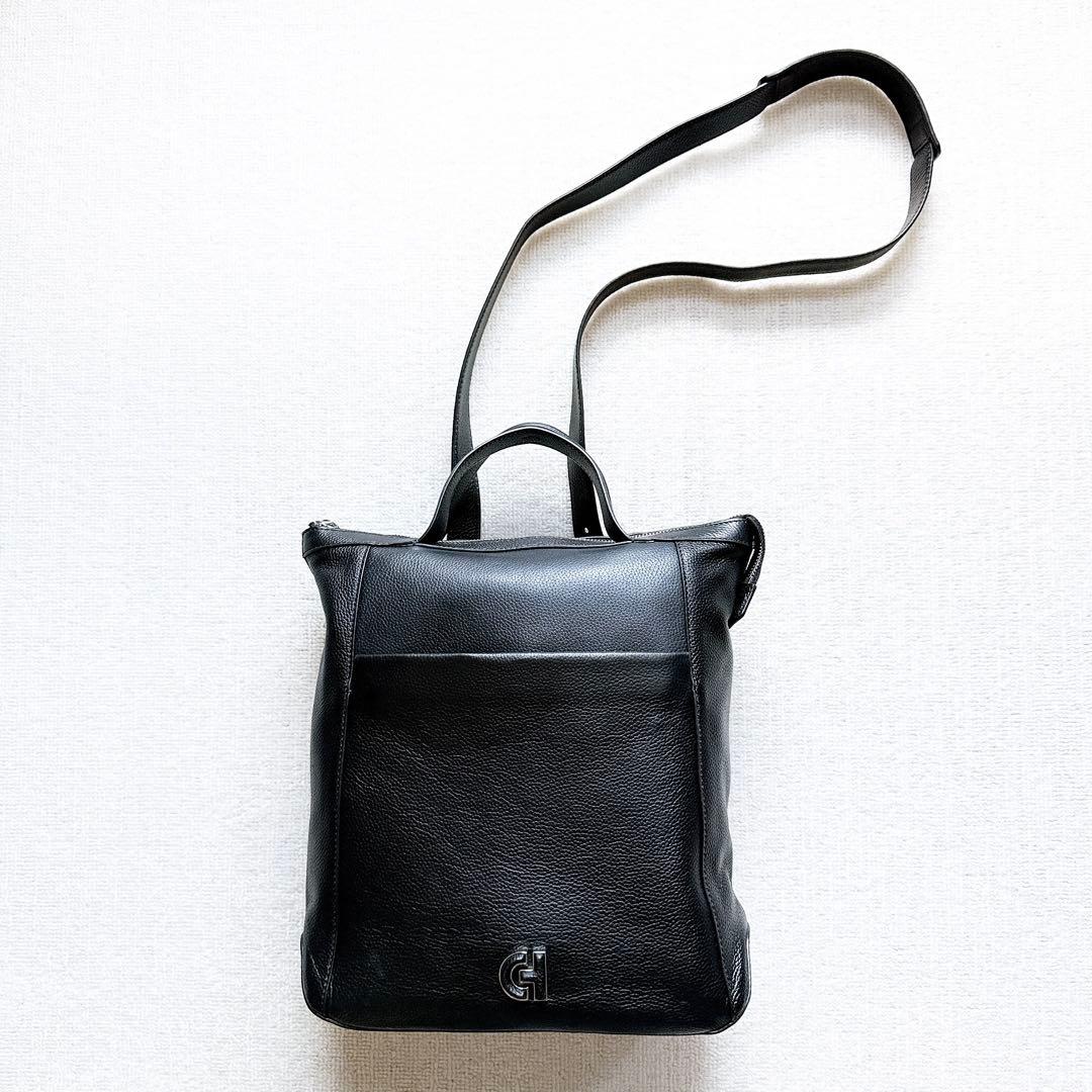 【極美品】コールハーン　グランドアンビションスモールバッグパック　オールレザー